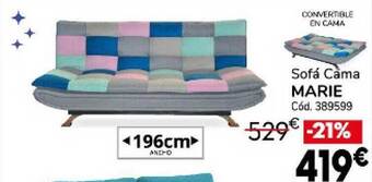 Conforama Sofá cama marie oferta