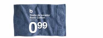 Zeeman Toalla de tocador basic cotton oferta