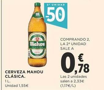 Supercor Exprés 2a unidad -50% cerveza mahou clásica oferta