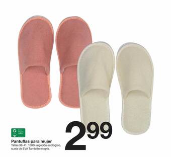 Zeeman Pantuflas para mujer oferta