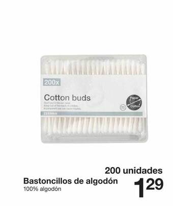 Zeeman Bastoncillos de algodón oferta