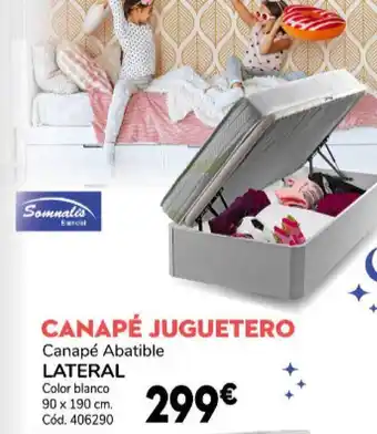 Conforama Somnalis canapé juguetero canapé abatible lateral oferta