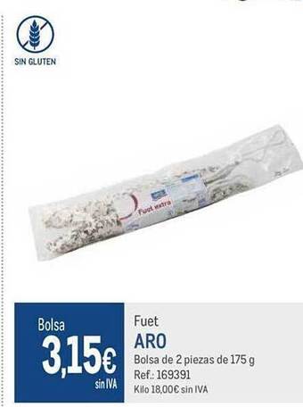 Makro Fuet aro oferta