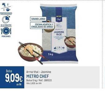 Makro Arroz thai - jasmine metro chef oferta