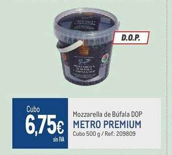 Makro Mozzarella de búfala dop metro premium oferta