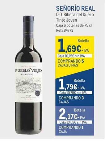 Makro Señorio real d.o. ribera del duero tinto joven oferta