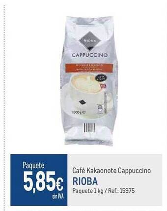 Makro Café kakaonote cappuccino rioba oferta