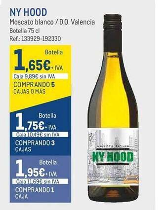 Makro Ny hood moscato blanco d.o. valencia oferta