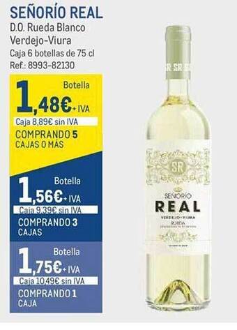 Makro Señorio real d.o. rueda blanco verdejo-viura oferta