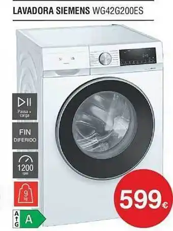 Milar Lavadora siemens wg43g200es oferta