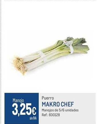 Makro Puerro makro chef oferta
