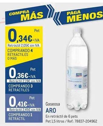Makro Gaseosa aro oferta