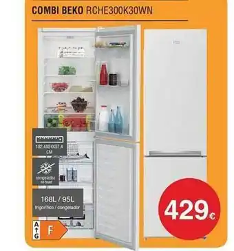 Milar Combi beko rche300k30wn oferta