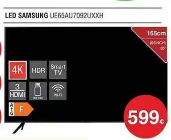 Milar Led samung165cm 65 oferta