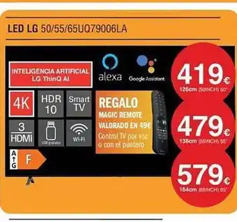 Milar Led lg 50 55 65uq79006la oferta