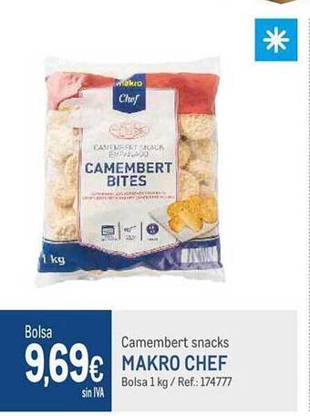 Makro Camembert snacks makro chef oferta