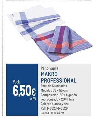 Makro Paño vajilla makro professional oferta