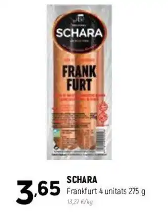 Coviran Sichara Frankfurt 4 unitats 275 g. oferta