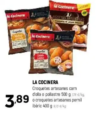 Coviran La Cocinera Croquetes Artesanes Carn D'Olla o Pollastre 500 g. oferta