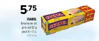Coviran Isabel Tonyina en Oil Gira-Sol 52 g. oferta