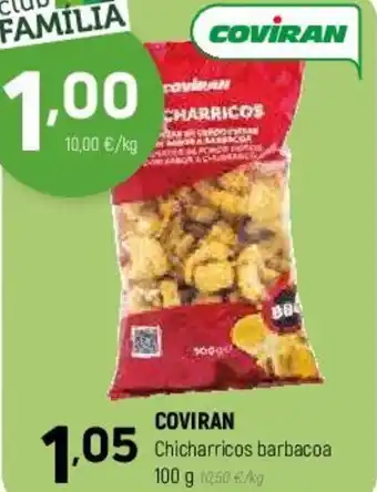 Coviran Coviran Chicharricos Barbacoa 100 g. oferta