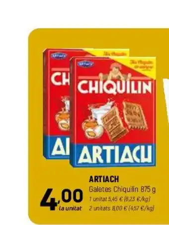Artiach Galetes Chiquilin 875 g.
