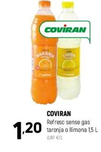 Coviran Coviran Refresc Sense Gas Taronja o Llimona 1.5 L. oferta