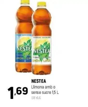 Coviran Nestea Llimona amb o Sense Sucre 1.5L oferta