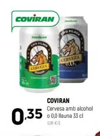 Coviran Coviran Cervesa amb Alcohol o 0.0 llauna 33 cl. oferta