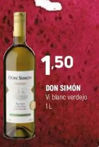 Coviran Don Simón Vi Blanc Verdejo 1L oferta