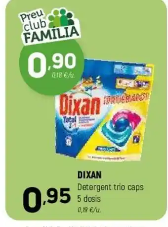 Coviran Dixan Detergent Trio Caps 5 Dosis oferta