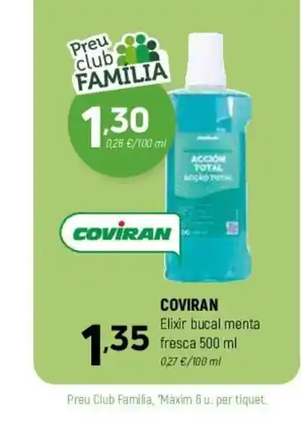 Coviran Coviran Elixir Bucal Menta Fresca 500 ml. oferta