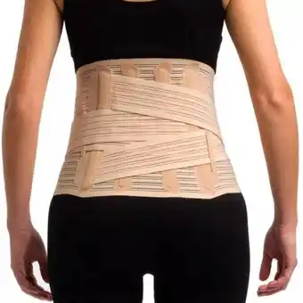 MiFarma Prim primspine care+ faja lumbosacra semirrígida doble tensor en cruce lumbar beige talla s oferta