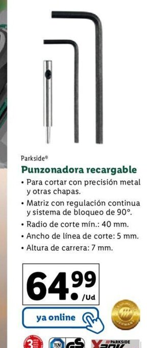 Lidl Punzonadora Recargable oferta