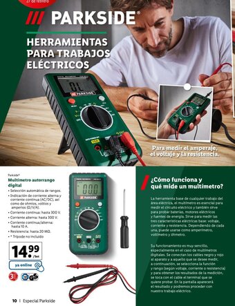 Lidl Multímetro Autorrango Digital oferta