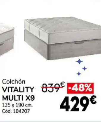 Conforama Colchón Vitality Multi X9 oferta
