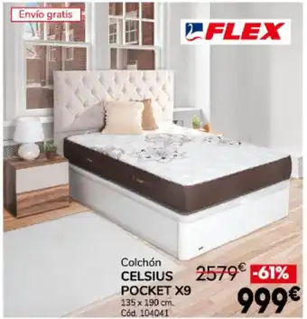 Conforama Colchón Celsius Pocket X9 oferta