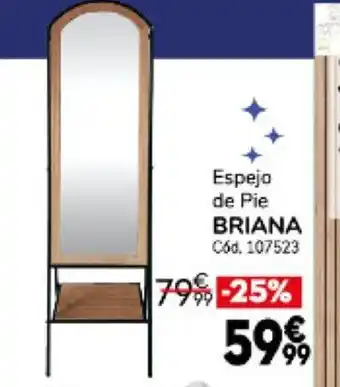 Conforama Espejo De Pie Briana oferta