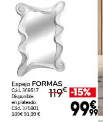 Conforama Espejo Formas oferta