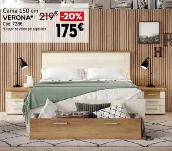 Conforama Cama 150cm Verona oferta