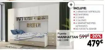 Conforama Puente Manhattan oferta