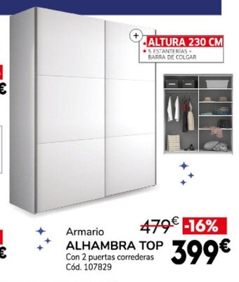 Conforama Armario Alhambra Top oferta