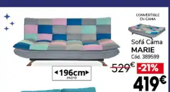 Conforama Sofá Cama Marie oferta