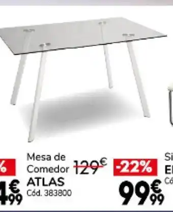 Conforama Mesa de Comedar Atlas oferta