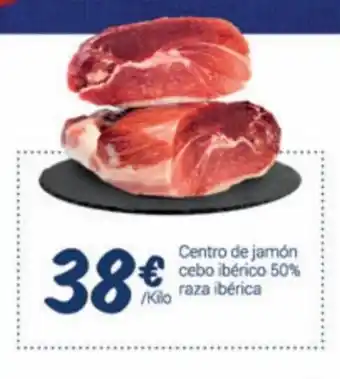 Supermercados Plaza Centro de Jamón Cebo Ibérico 50% Raza Ibérica oferta