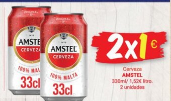 Supermercados Plaza Cerveza Amstel oferta