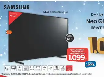 Tien 21 Samsung Led QE75Q65BAUXXC oferta
