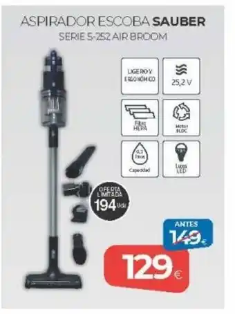 Aspirador Escoba Sauber