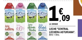 E.Leclerc Leche "Central Lechera Asturiana" oferta