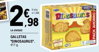 E.Leclerc Galletas Dinosaurus oferta